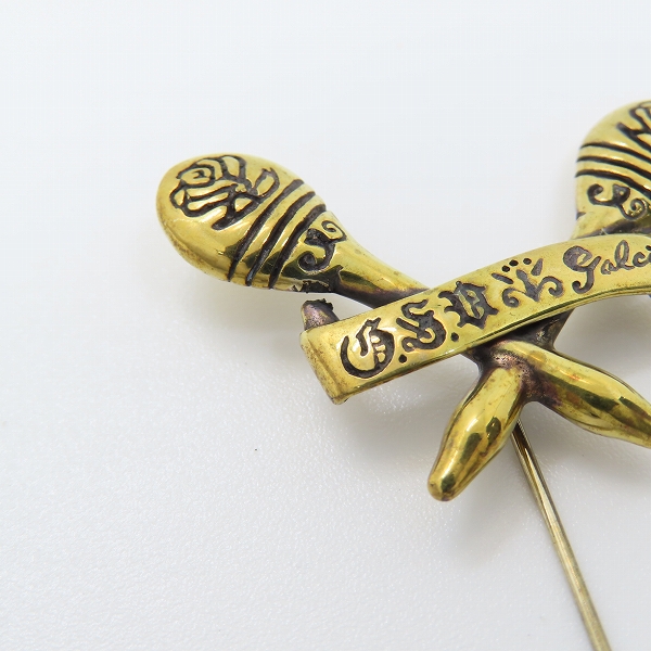 実際に弊社で買取させて頂いた(3)GANGSTERVILLE×Galcia/ギャングスタービル×ガルシア ハットピン/ラペルピンの画像 4枚目