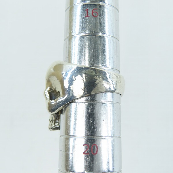 実際に弊社で買取させて頂いたCRAZY PIG/クレイジーピッグ エビルスカルリング 18.5号の画像 9枚目