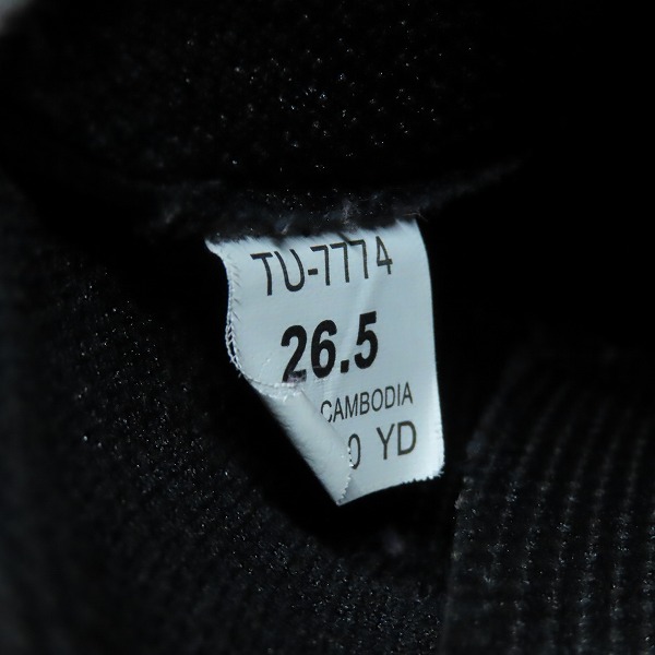 実際に弊社で買取させて頂いたTEXCY LUXE/テクシーリュクス ASICS/アシックス ビジネスシューズ ブラック TU-7774 26.5の画像 5枚目