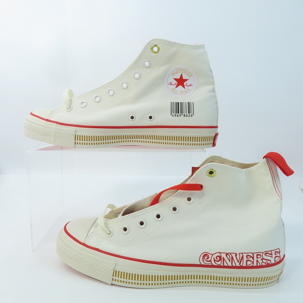 実際に弊社で買取させて頂いた【未使用】CONVERSE/コンバース ALL STAR CUPNOODLE HI CNOODLE カップヌードルコラボ 1SD271/28の画像 3枚目