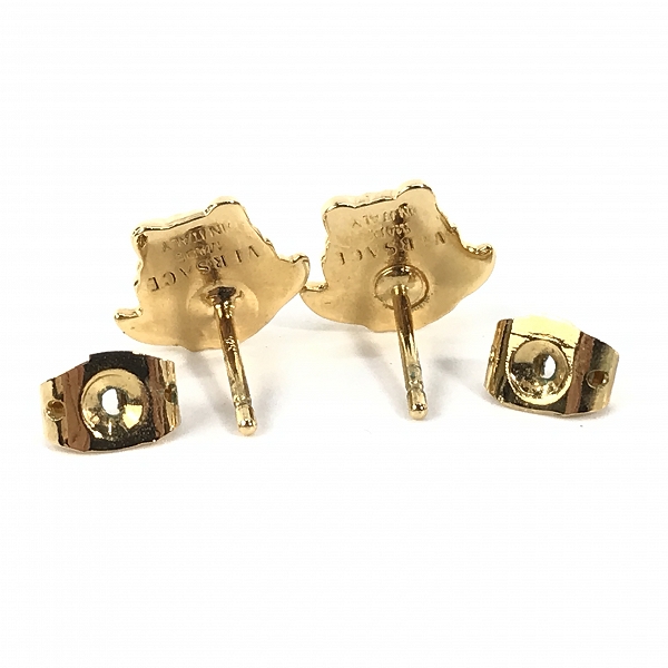 実際に弊社で買取させて頂いたVERSACE/ヴェルサーチ メドゥーサ ロゴ ピアスの画像 4枚目