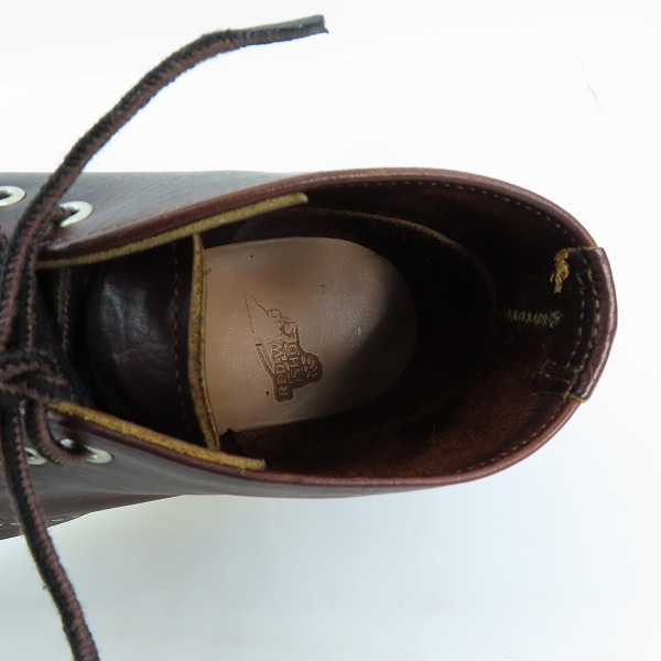 実際に弊社で買取させて頂いたRED WING/レッドウィング CLASSIC CHUKKA チャッカブーツ 3141/9Dの画像 4枚目