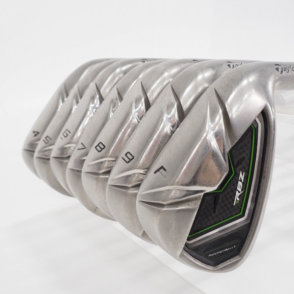 実際に弊社で買取させて頂いたTaylorMade/テーラーメイド RBZ ROCKET BALLZ アイアン #4～9,Pw 7本セット RB-55・N.S.PRO 950GH FLEX:R