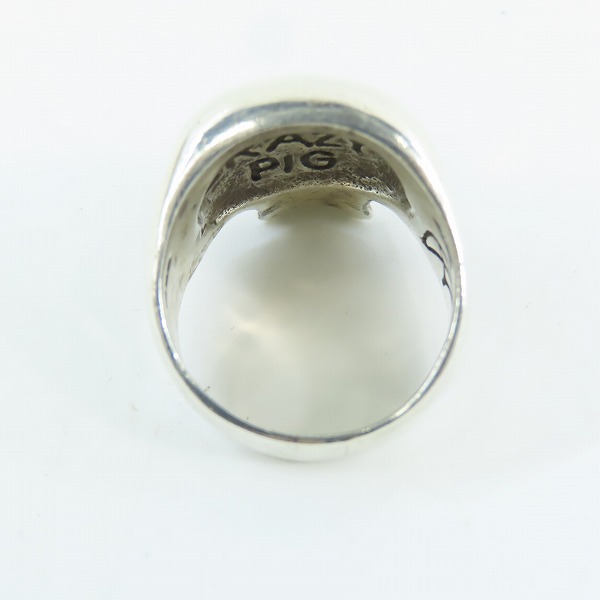 実際に弊社で買取させて頂いたCRAZY PIG/クレイジーピッグ エビルスカルリング 18.5号の画像 5枚目