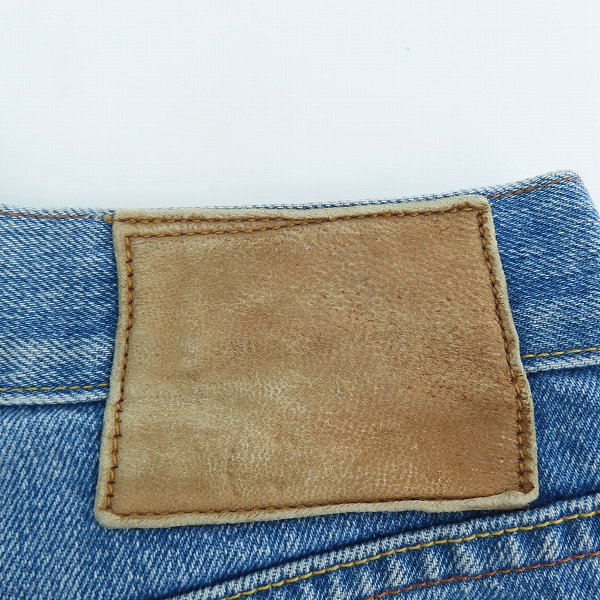 実際に弊社で買取させて頂いた【難あり】EVISU/エヴィス エビス カモメ プリント デニムパンツ 32×32の画像 2枚目