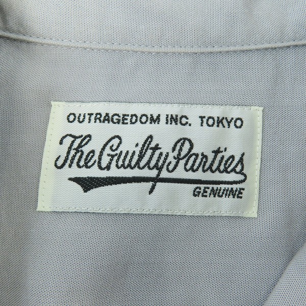 実際に弊社で買取させて頂いたWACKO MARIA/ワコマリア 50'S SHIRT L/S 刺繍 オープンカラーシャツ/Lの画像 2枚目