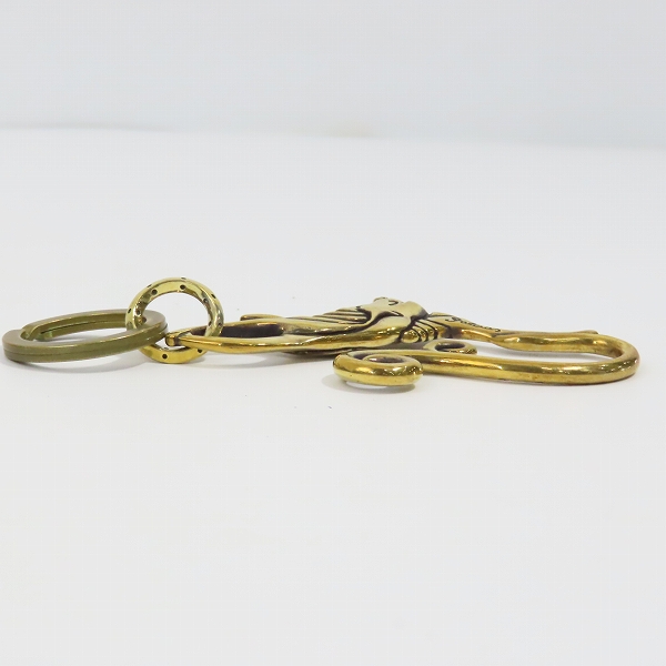 実際に弊社で買取させて頂いた（2）GANGSTERVILLE/ギャングスタービル × galcia/ガルシア スワローキーホルダー ブラスの画像 3枚目