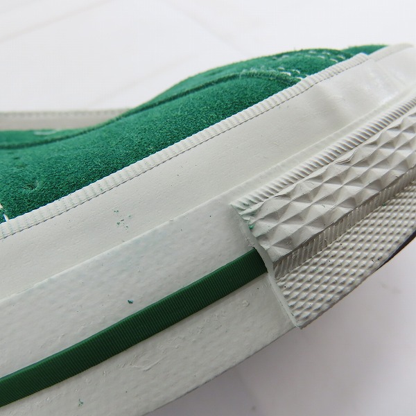 実際に弊社で買取させて頂いた【未使用】CONVERSE/コンバース ONE STAR SU OX スエード ワンスター グリーン/9.5の画像 6枚目