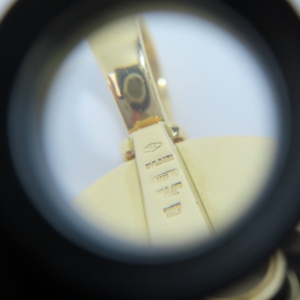 実際に弊社で買取させて頂いたBVLGARI/ブルガリ アレグラオプティカルペンダントトップ 750/K18YG×SS×シェルの画像 5枚目