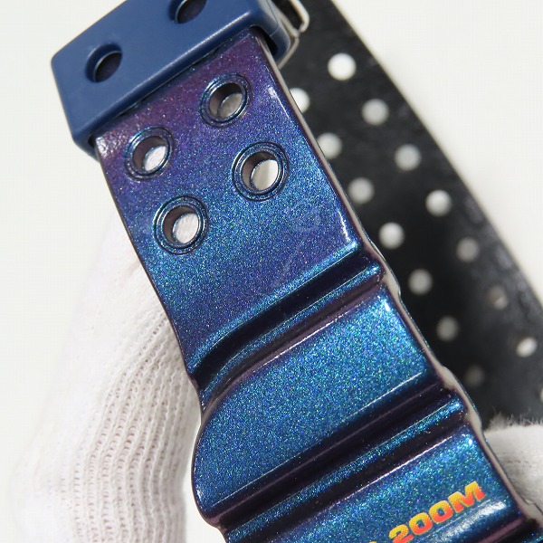 実際に弊社で買取させて頂いたG-SHOCK/Gショック FROGMAN フロッグマン 毒蛙 マジョーラカラー GW-201-6JF【動作未確認】の画像 4枚目