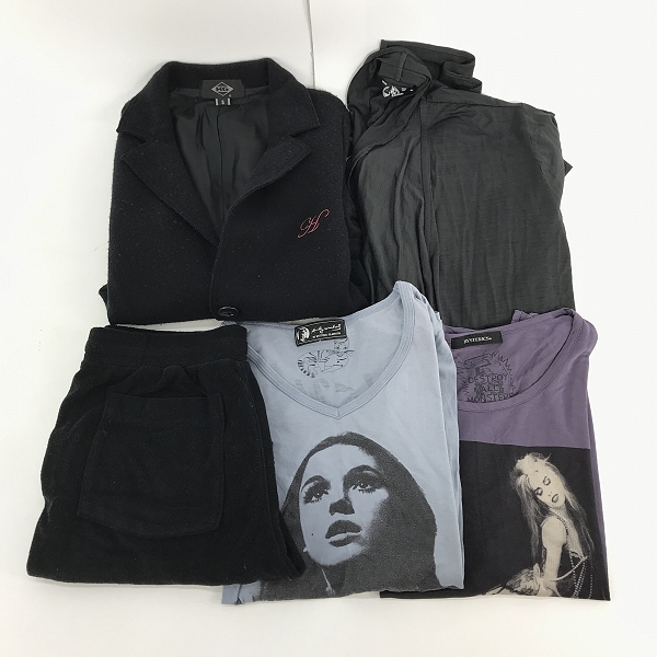 実際に弊社で買取させて頂いた【おまとめ】HYSTERIC GLAMOUR/ヒステリックグラマー ジャケット/ハーフパンツ/Tシャツ 等