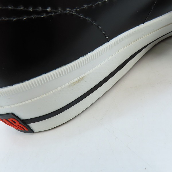 実際に弊社で買取させて頂いた【未使用】CONVERSE/コンバース ONE STAR P&F OX BLACK ハロウィン限定 ワンスター レザー/8.5の画像 6枚目