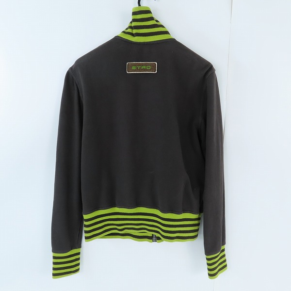 実際に弊社で買取させて頂いたETRO/エトロ ジップアップ スウェットブルゾン Sの画像 1枚目