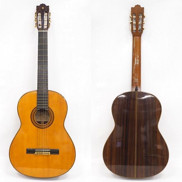 実際に弊社で買取させて頂いた★【難有り】YAMAHA/ヤマハ C-400 クラシックギター/ガットギター 日本製 ハードケース付の画像 1枚目