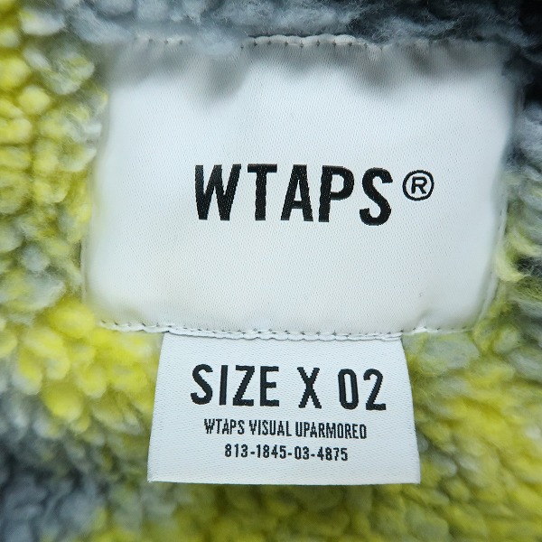 実際に弊社で買取させて頂いたWTAPS/ダブルタップス 23AW  BUNDLE / JACKET / POLY. BOA. TEXTILE. PROTECT フリースジャケット 232TQDT-JKM07/2の画像 2枚目