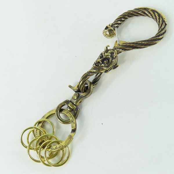 実際に弊社で買取させて頂いた(2)Gangsterville×galcia/ギャングスタービル×ガルシア キーホルダー DEVIL/デビル ブラス 真鍮 キーフック 14cm