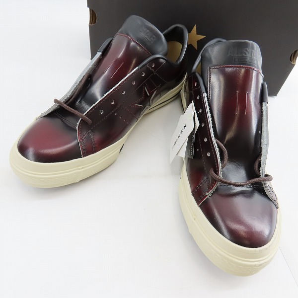 実際に弊社で買取させて頂いた【未使用】CONVERSE/コンバース ONE STAR OX WINE コンバース ワンスター レザー/日本製 /9.5