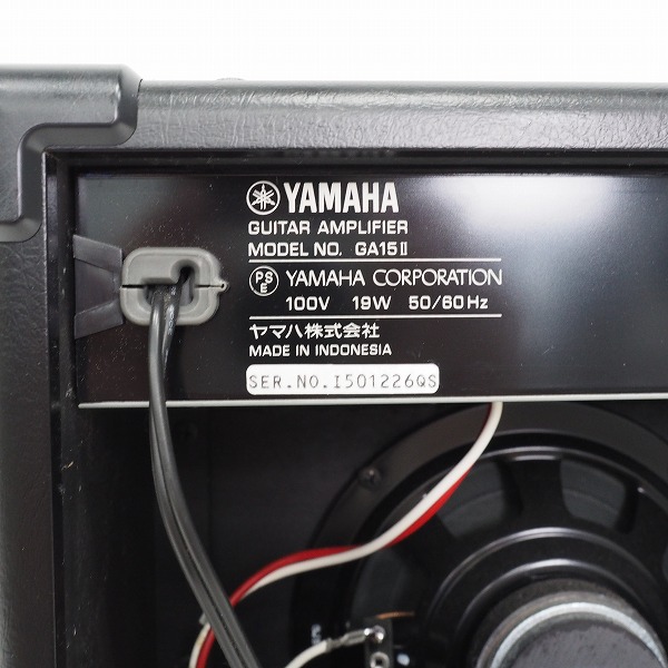 実際に弊社で買取させて頂いたYAMAHA/ヤマハ GA15II ギターアンプ コンボアンプ【動作確認済】の画像 5枚目