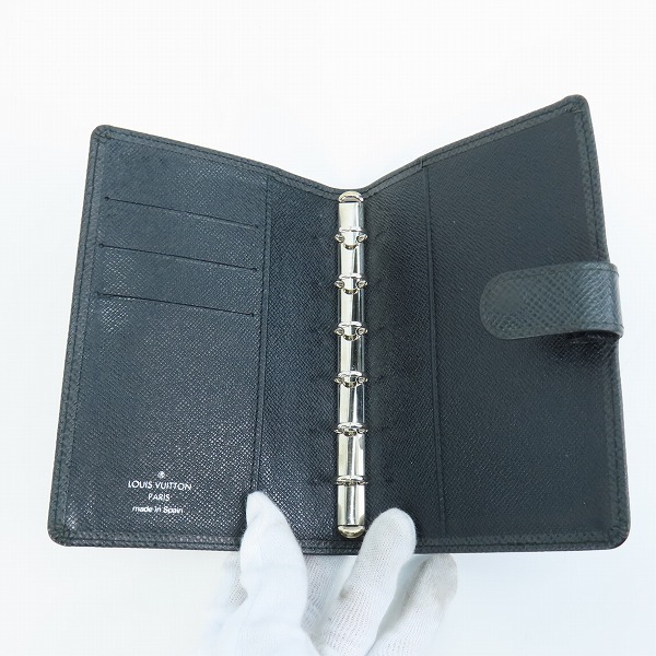 実際に弊社で買取させて頂いたLOUIS VUITTON/ルイヴィトン タイガ アジェンダ PM 手帳カバー 6穴式 システム手帳 R20426の画像 3枚目