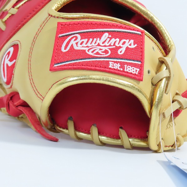 実際に弊社で買取させて頂いた【未使用】Rawlings/ローリングス  ハイパーテック 左投げ 軟式 ファーストミット 一塁手用 グローブ/グラブ GR4HTCM53の画像 3枚目