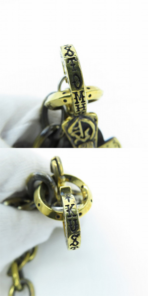 実際に弊社で買取させて頂いたGANGSTERVILLE×Galcia/ギャングスタービル×ガルシア DEVIL/デビル ウォレットチェーン ブラス/真鍮の画像 2枚目