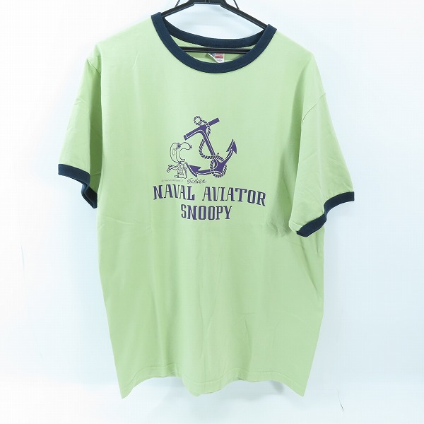 実際に弊社で買取させて頂いたBUZZ RICKSON'S/バズリクソンズ ピーナッツ/スヌーピー Tシャツ XL
