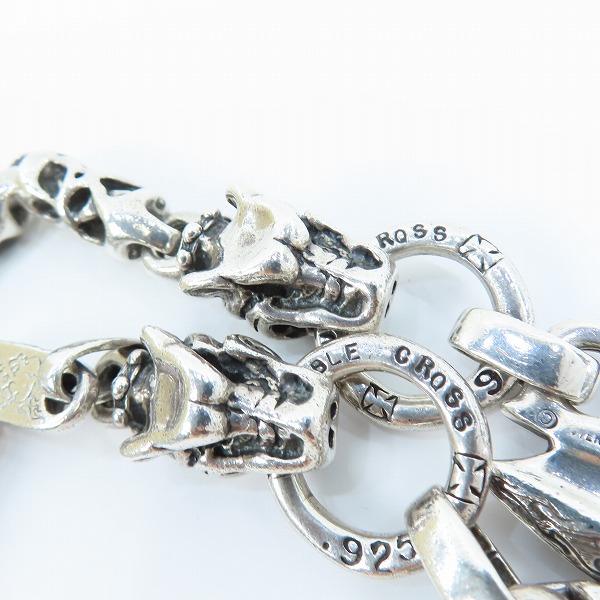 実際に弊社で買取させて頂いたTRAVIS WALKER/トラヴィスワーカー Hook 9 Meat links 2ガーゴイル ウォレットチェーン の画像 7枚目