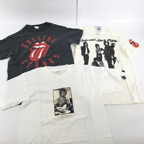 実際に弊社で買取させて頂いた【おまとめ】John Lennon/ジョンレノン THE ROLLING STONES/ザローリングストーンズ 他 バンドTシャツ/バンTの画像 1枚目