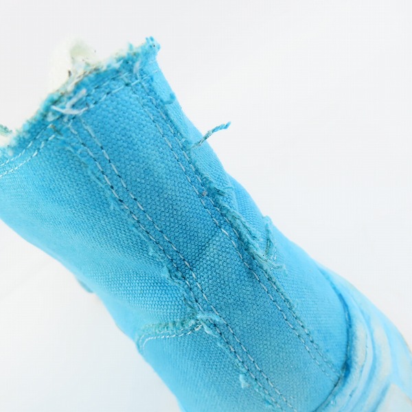 実際に弊社で買取させて頂いたMaison MIHARA YASUHIRO/メゾンミハラヤスヒロ オリジナルソールオーバーダイハイカットスニーカー A04FW709/43の画像 7枚目