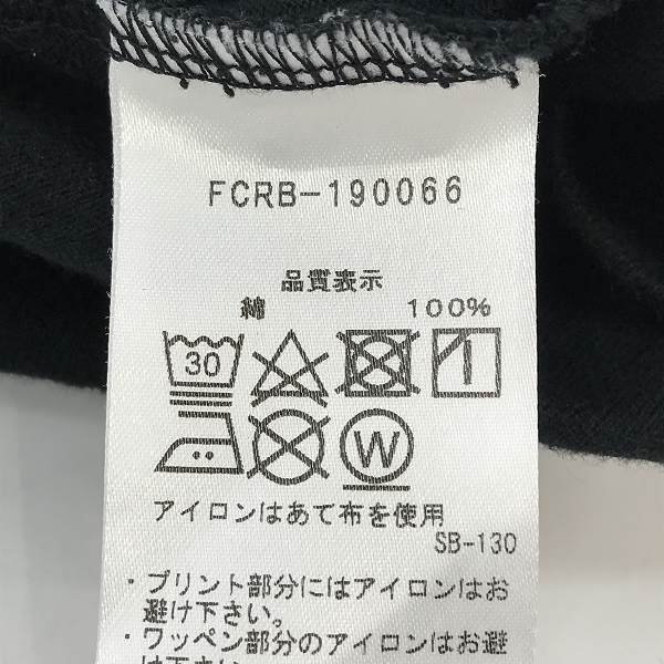 実際に弊社で買取させて頂いたF.C.Real Bristol/エフシーレアルブリストル プリントTシャツ 胸ポケット スター FCRB-190066/Lの画像 3枚目