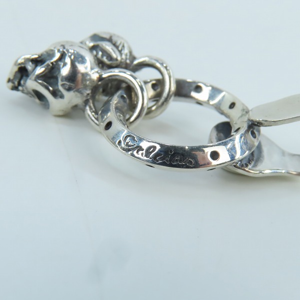 実際に弊社で買取させて頂いた(2)GANGSTERVILLE×Galcia/ギャングスタービル×ガルシア スカル＆デビル ペンダントトップの画像 6枚目