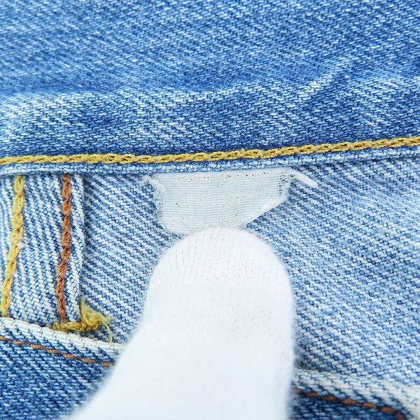 実際に弊社で買取させて頂いた【難あり】EVISU/エヴィス エビス カモメ プリント デニムパンツ 32×32の画像 4枚目