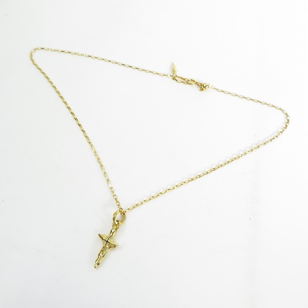 実際に弊社で買取させて頂いたBloody Mary/ブラッディマリー K18 ステールラペンダント/クロストップ/ハーフラウンド チェーンネックレスの画像 8枚目