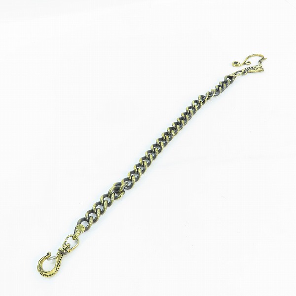 実際に弊社で買取させて頂いた(1)GANGSTERVILLE×Galcia/ギャングスタービル×ガルシア SWALLOW WALLET-CHAIN/スワロー ウォレットチェーン/真鍮/ブラスの画像 6枚目