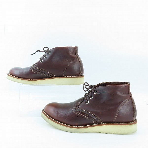 実際に弊社で買取させて頂いたRED WING/レッドウィング CLASSIC CHUKKA チャッカブーツ 3141/9Dの画像 3枚目