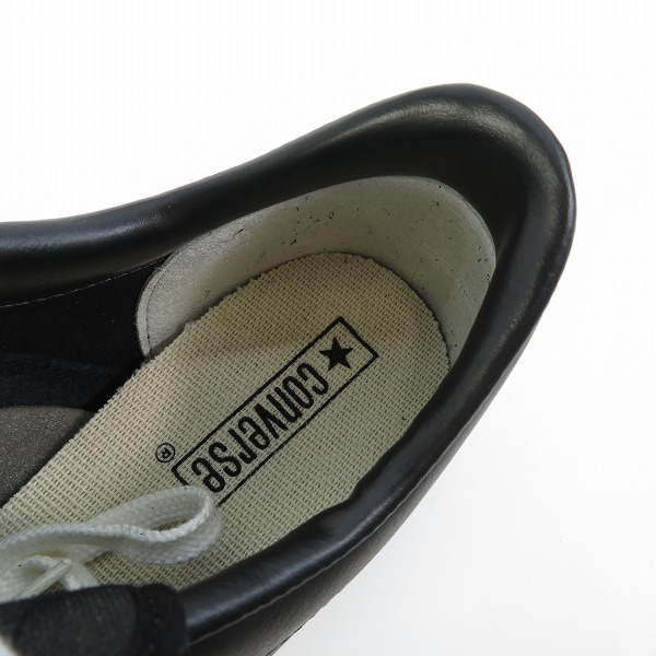 実際に弊社で買取させて頂いた【未使用】CONVERSE/コンバース 日本製 ONE STAR OILED OX ワンスター BLACK/9の画像 4枚目
