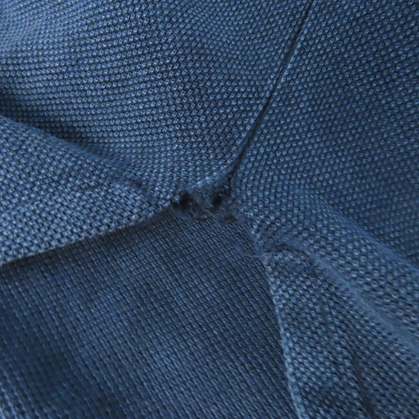 実際に弊社で買取させて頂いたETRO/エトロ 胸ロゴ刺繍 襟下ペイズリー柄半袖ポロシャツ XSの画像 8枚目