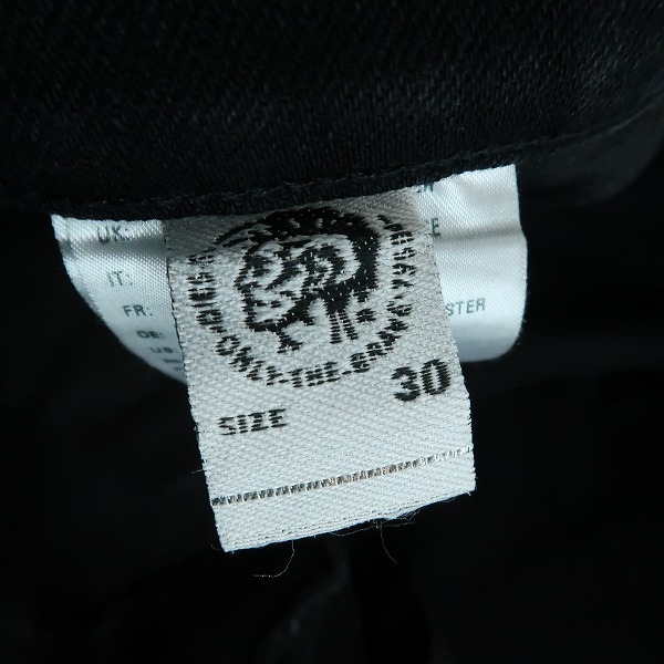 実際に弊社で買取させて頂いたDIESEL/ディーゼル D-STRUKT-SP コーティング切り替え ストレッチ デニムパンツ 30の画像 3枚目