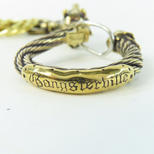 実際に弊社で買取させて頂いた(2)Gangsterville×galcia/ギャングスタービル×ガルシア キーホルダー DEVIL/デビル ブラス 真鍮 キーフック 14cmの画像 4枚目