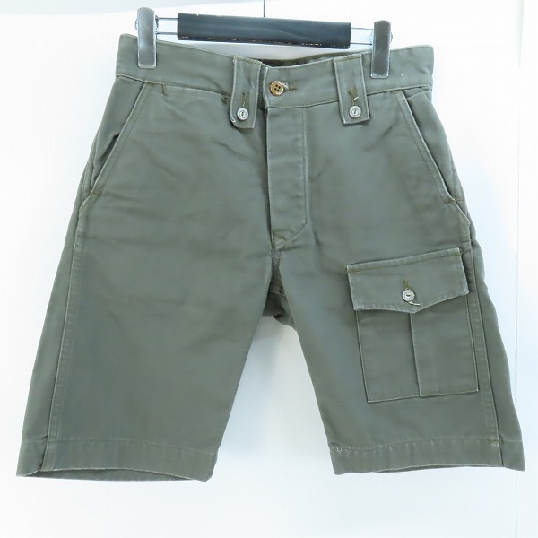 実際に弊社で買取させて頂いた【未使用】SUGAR CANE/シュガーケーン コットンキャンバス生地 ミリタリーショーツ/ハーフパンツ/SC51026/S