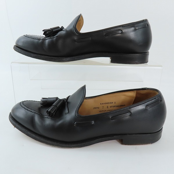 実際に弊社で買取させて頂いたCROCKETT & JONES/クロケット＆ジョーンズ タッセルローファー 26212 /7Eの画像 3枚目