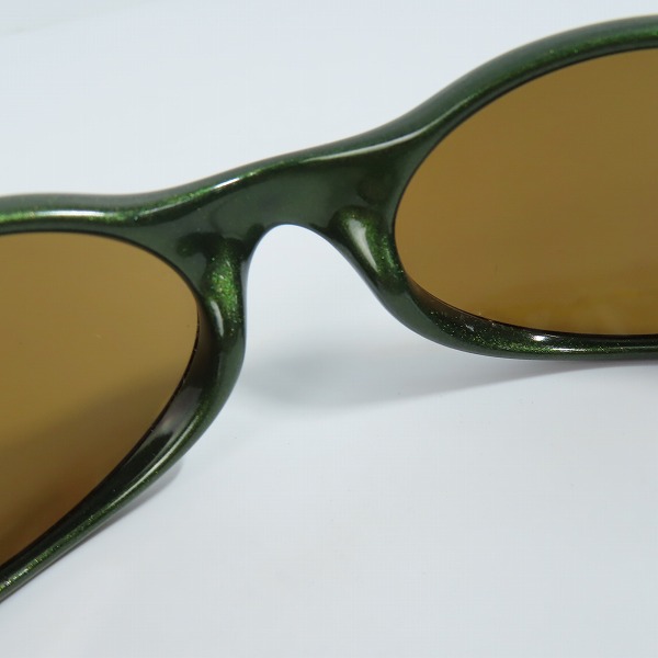 実際に弊社で買取させて頂いたOAKLEY/オークリー EYE JACKET/アイジャケット グリーンフレーム サングラス/アイウェアの画像 3枚目