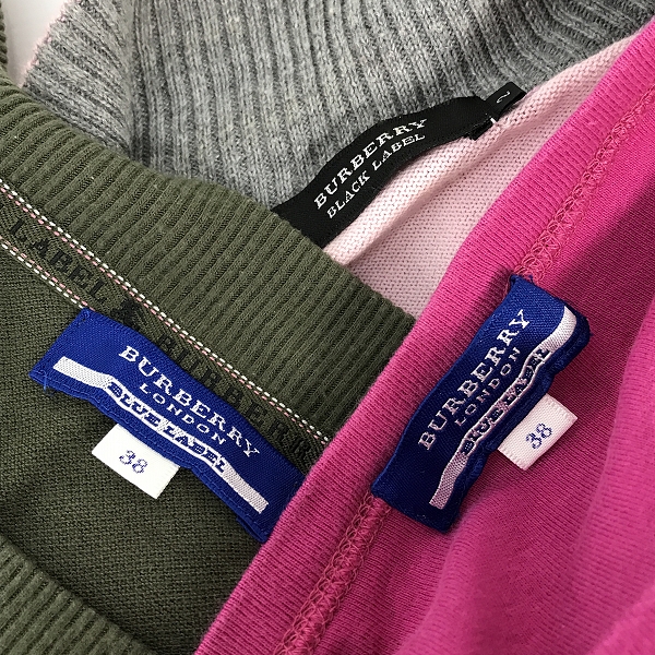 実際に弊社で買取させて頂いた【おまとめ】BURBERRY BLUE LABEL/バーバリーブルーレーベル 他 ロゴ Tシャツ/ジップアップジャケット 等の画像 2枚目