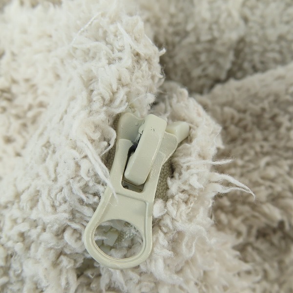 実際に弊社で買取させて頂いたBAREFOOT DREAMS/ベアフットドリームス RonHerman別注 ボア ジップアップパーカー/Sの画像 5枚目