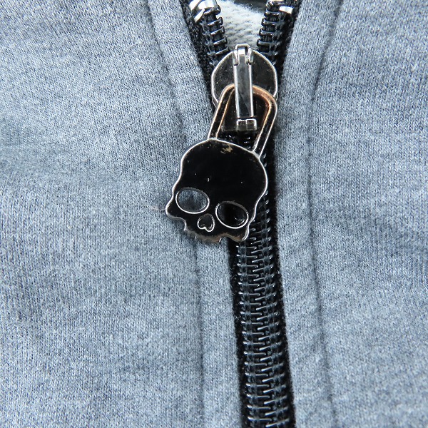 実際に弊社で買取させて頂いたHYDROGEN/ハイドロゲン リブ切替 ジップアップパーカー/Sの画像 6枚目