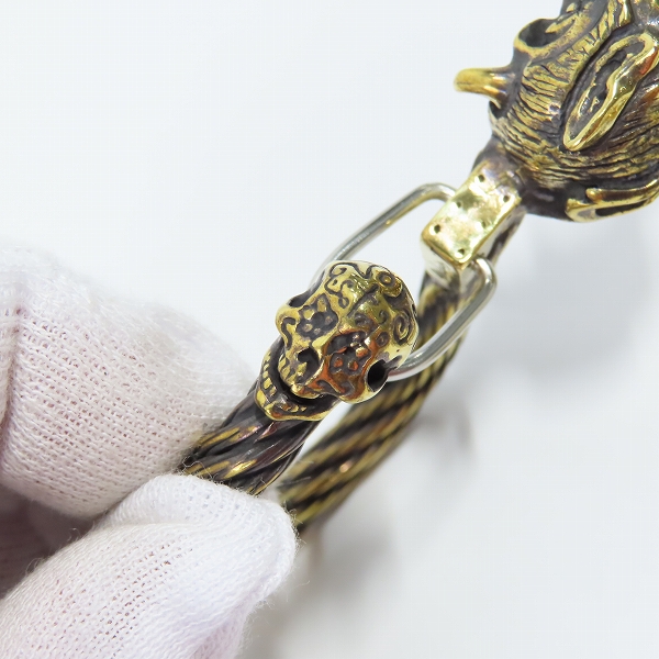 実際に弊社で買取させて頂いた（2）Gangsterville×galcia/ギャングスタービル×ガルシア キーホルダー DEVIL/デビル ブラス 真鍮 キーフック 15cmの画像 6枚目