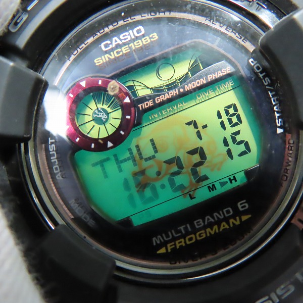 実際に弊社で買取させて頂いたG-SHOCK/Gショック FROGMAN MAGMA OCEAN フロッグマン 35周年 ウォッチ/腕時計 GWF-1035F-1JRの画像 5枚目