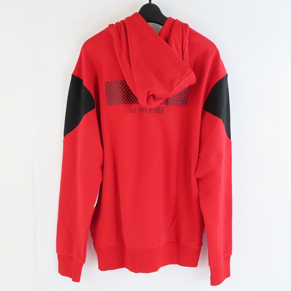 実際に弊社で買取させて頂いた【未使用】PUMA/プーマ ACミラン 21/22 FTBLCULTURE フーデッドスウェットジャケット 764374-01/Mの画像 1枚目