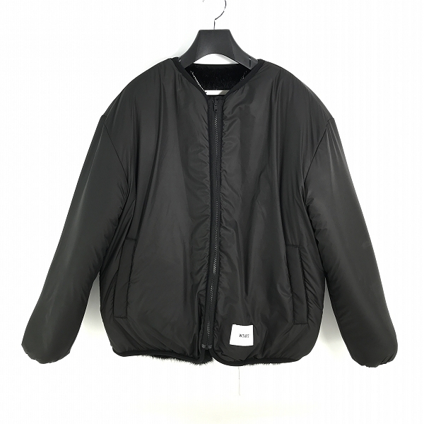 実際に弊社で買取させて頂いたWtaps/ダブルタップス 22AW Urcon Jacket Poly. Fur. Taffeta. Spec "Black" リバーシブルファージャケット 222BRDT-JKM06/03の画像 2枚目