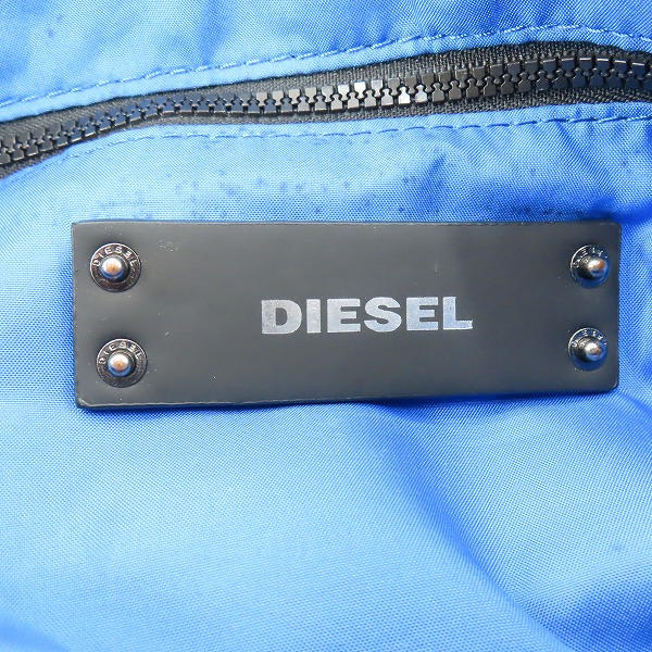 実際に弊社で買取させて頂いたDIESEL/ディーゼル デニム×キャンバス 切替 ショルダーバックの画像 5枚目